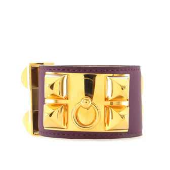 Hermes Collier de Chien Bracelet Leather