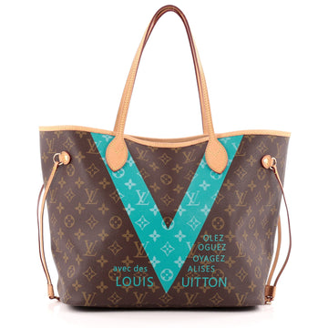 Louis Vuitton Neverfull Limited Edition V Monogram Canvas MM