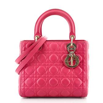 Christian Dior My Lady Dior Bag Cannage Quilt Lambskin