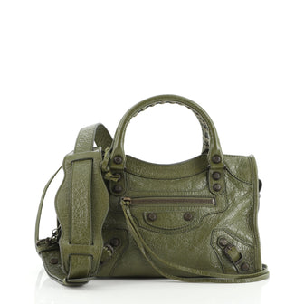 Balenciaga City Classic Studs Bag Leather Mini