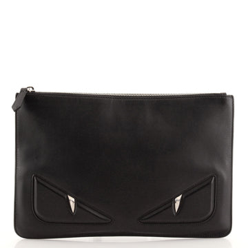 Fendi Monster Pouch Leather Large
