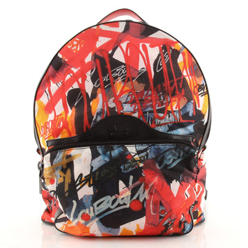 Christian Louboutin Backloubi Backpack Printed Nylon Medium
