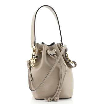 Fendi Mon Tresor Bucket Bag Leather Mini