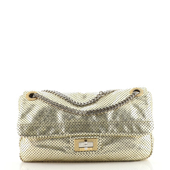 Chanel Drill Flap Bag Perforated Leather Medium