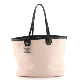 Chanel Fever Tote Quilted Caviar Medium