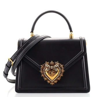 Dolce & Gabbana Devotion Top Handle Bag Leather Medium