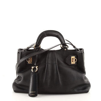 Salvatore Ferragamo Soft W Tote Leather Small