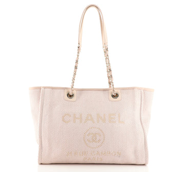 Chanel Deauville Tote Mixed Fibers Small