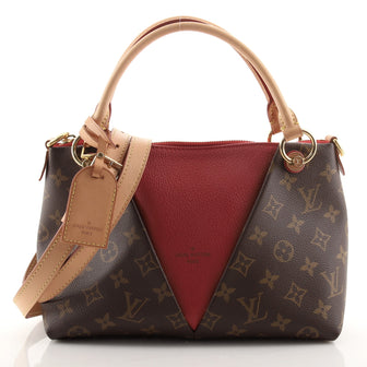Louis Vuitton V Tote Monogram Canvas and Leather BB