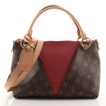 Louis Vuitton V Tote Monogram Canvas and Leather BB