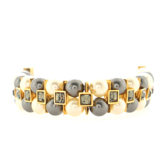 Louis Vuitton Cry Me a River Bracelet Metal with Crystals and Faux Pearls