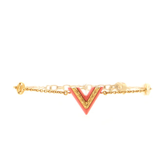 Louis Vuitton Essential V Bracelet Resin with Studded Metal