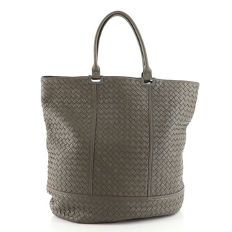 Bottega Veneta Panelled Flat Tote Intrecciato Nappa Large