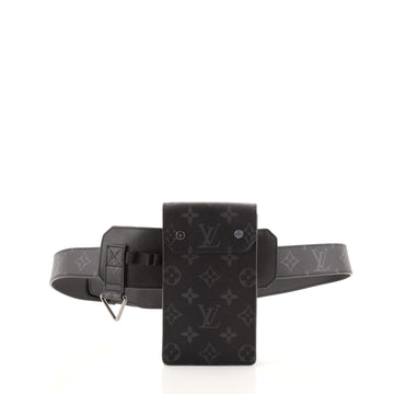 Louis Vuitton Utility Belt Bag Monogram Eclipse Canvas