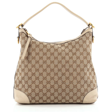 Gucci Miss GG Hobo GG Canvas with Leather Small