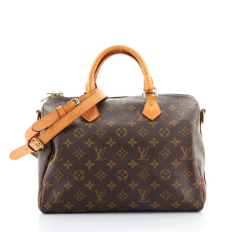 Louis Vuitton Speedy Bandouliere Bag Monogram Canvas 30