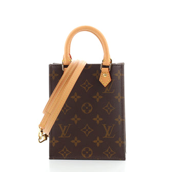 Louis Vuitton Petit Sac Plat Bag Monogram Canvas