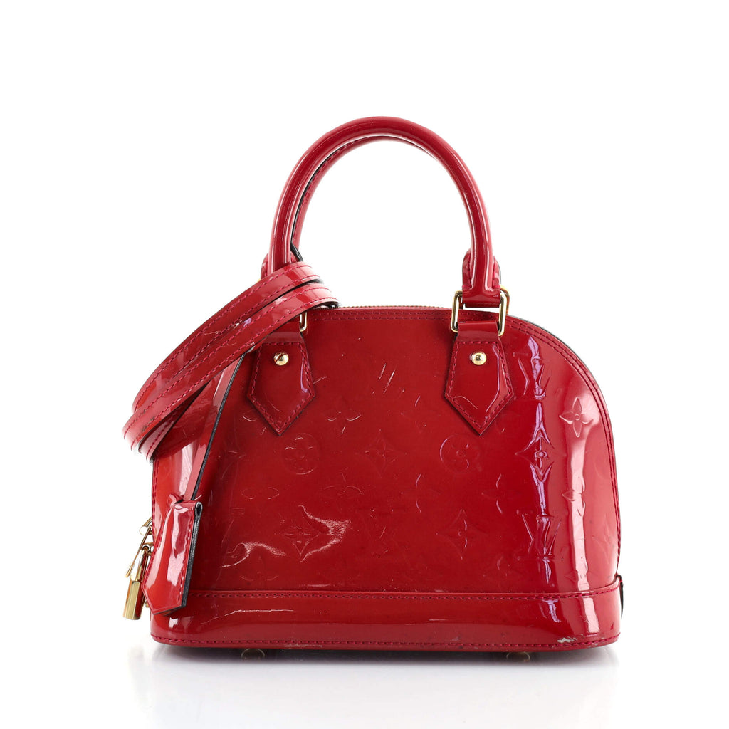 Alma bb handbag Louis Vuitton Pink in Synthetic - 35662662