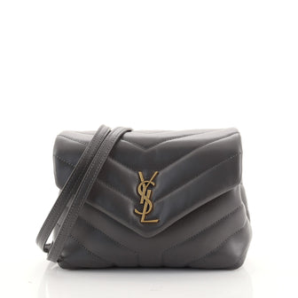Saint Laurent LouLou Shoulder Bag Matelasse Chevron Leather Toy