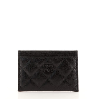Chanel Incognito Card Holder Quilted Caviar