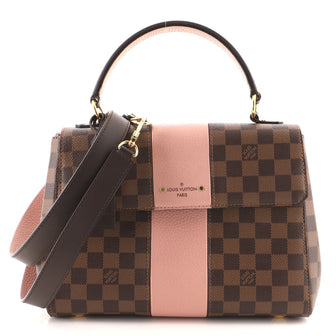 Louis Vuitton Bond Street Handbag Damier with Leather MM