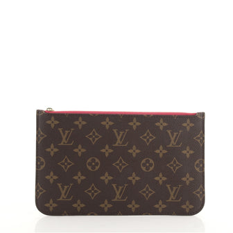 Louis Vuitton Neverfull Pochette Monogram Canvas Large