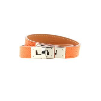 Hermes Kelly Double Tour Bracelet Leather