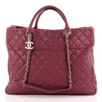 Chanel Shiva Tote Quilted Caviar Large