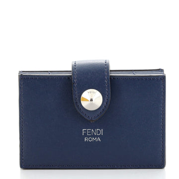Fendi DotCom Accordion Card Holder Leather