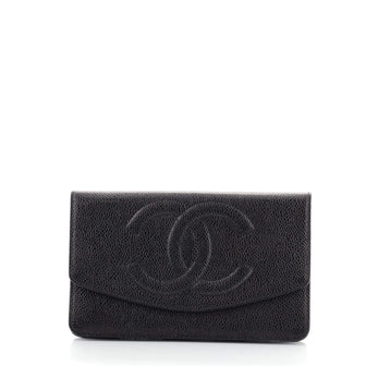 Chanel Timeless L-Yen Wallet Caviar Long