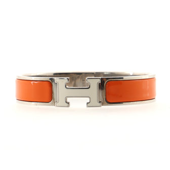 Hermes Clic H Bracelet Enamel Narrow