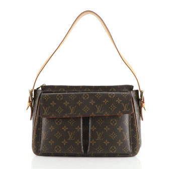 Louis Vuitton Viva Cite Handbag Monogram Canvas GM