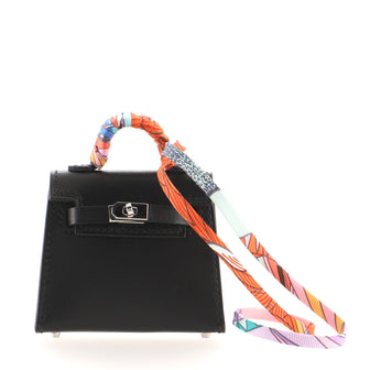 Hermes Kelly Twilly Bag Charm Tadelakt