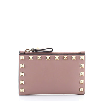 Valentino Rockstud Bifold Wallet Leather Small