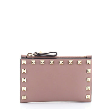 Valentino Rockstud Bifold Wallet Leather Small