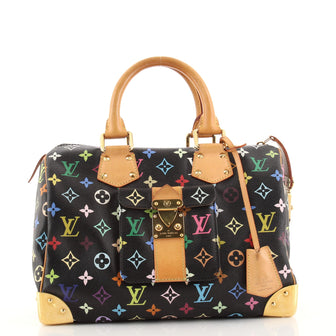 Louis Vuitton Speedy Handbag Monogram Multicolor 30