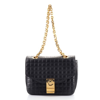 Celine C Bag Quilted Leather Medium