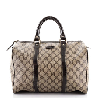 Gucci Joy Boston Bag GG Coated Canvas Medium