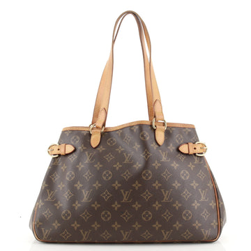 Louis Vuitton Batignolles Handbag Monogram Canvas Horizontal