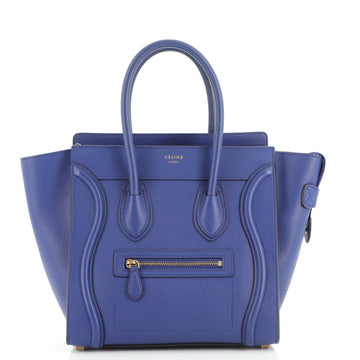 Celine Luggage Bag Grainy Leather Micro