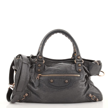 Balenciaga City Classic Studs Bag Leather Medium