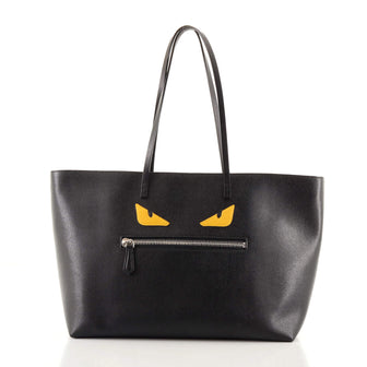 Fendi Monster Roll Tote Leather Medium