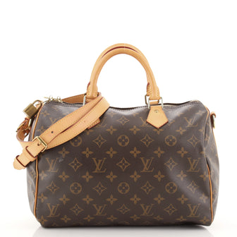 Louis Vuitton Speedy Bandouliere Bag Monogram Canvas 30