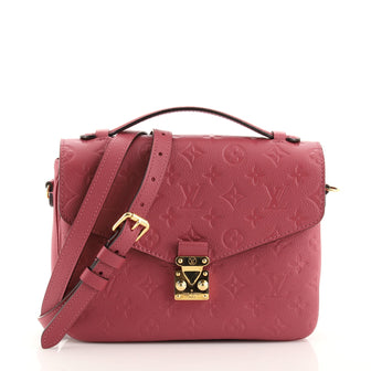 Louis Vuitton Pochette Metis Monogram Empreinte Leather Pink 1196291