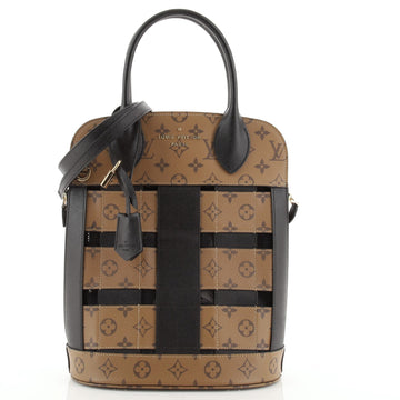 Louis Vuitton Tressage Tote Reverse Monogram Canvas MM