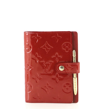 Louis Vuitton Ring Agenda Cover Monogram Vernis PM
