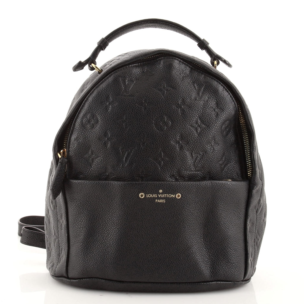 Louis Vuitton Sorbonne Backpack Monogram Empreinte Leather Black 1019291