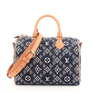Louis Vuitton Speedy Bandouliere Bag Limited Edition Since 1854 Monogram Jacquard 25