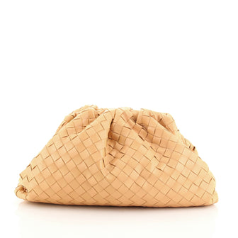 Bottega Veneta The Pouch Intrecciato Leather Medium