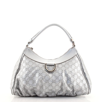 Gucci D Ring Hobo Guccissima Leather Small